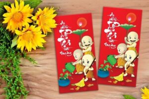 Mẫu bao lì xì phật giáo đẹp, chất lượng cao tại Hà Nội