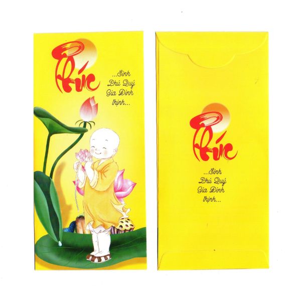Mẫu bao lì xì phật giáo đẹp, chất lượng cao tại Hà Nội