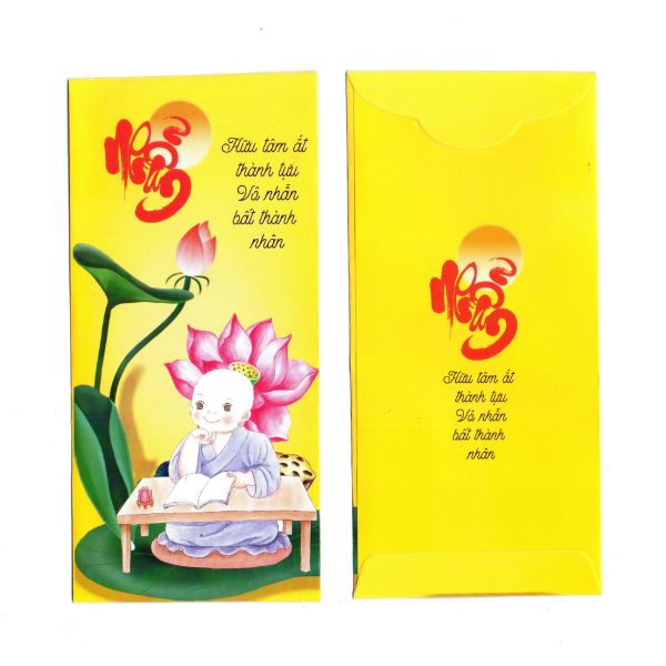 Mẫu bao lì xì phật giáo đẹp, chất lượng cao tại Hà Nội