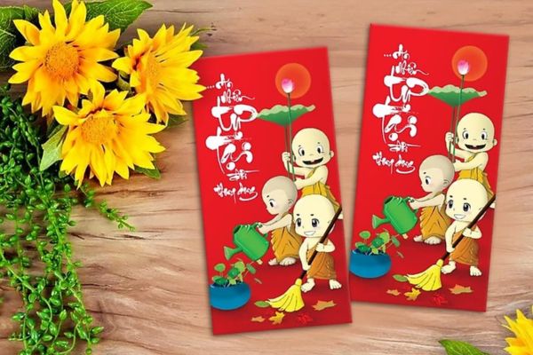 Mẫu bao lì xì phật giáo đẹp, chất lượng cao tại Hà Nội