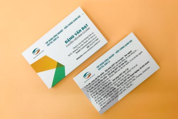 Mẫu card visit viettel giá rẻ, thiết kế theo yêu cầu tại Hà Nội
