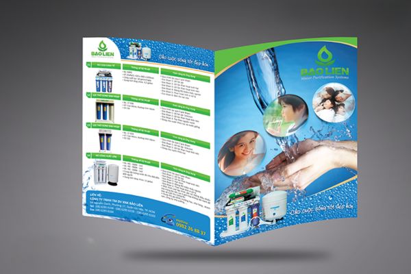 Mẫu catalogue máy lọc nước chất lượng cao tại Hoa Long
