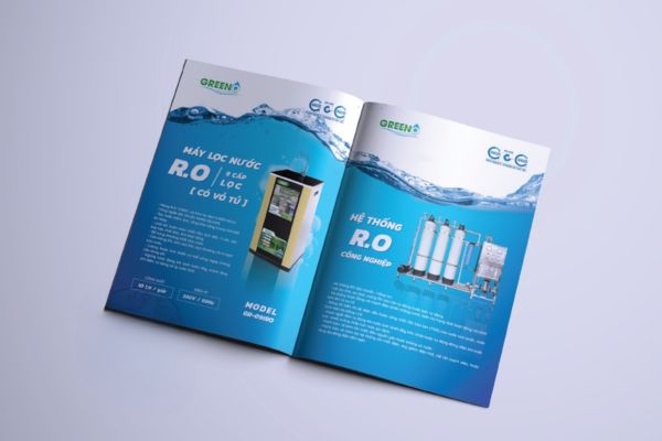 Mẫu catalogue máy lọc nước chất lượng cao tại Hoa Long