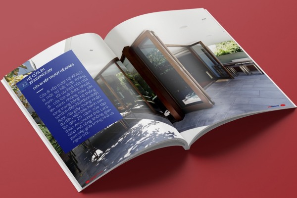 Mẫu catalogue nhôm kính đẹp mắt, thu hút