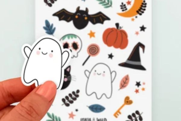 Mẫu halloween sticker đẹp, giá rẻ, thiết kế theo yêu cầu