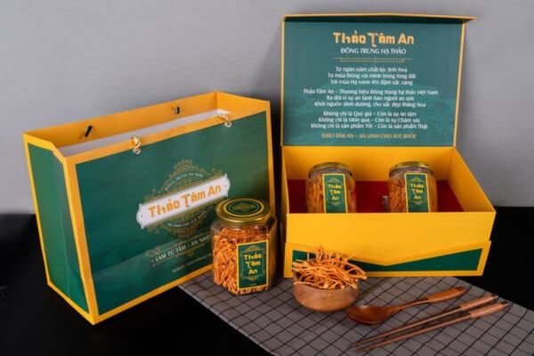 Mẫu hộp đông trùng hạ thảo đẹp, giá rẻ tại Hà Nội