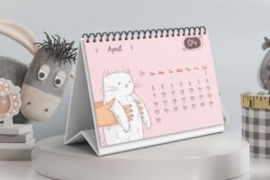 Mẫu lịch để bàn cute đẹp, giá rẻ tại Hà Nội