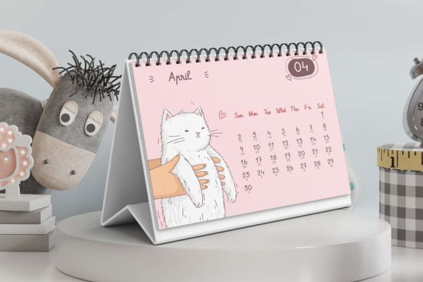 Mẫu lịch để bàn cute đẹp, giá rẻ tại Hà Nội