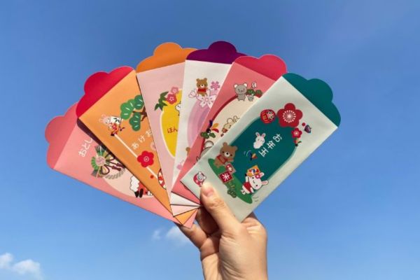Mẫu bao lì xì Nhật Bản đẹp, thiết kế theo yêu cầu