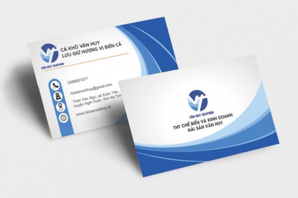 Mẫu card visit song ngữ giá rẻ, thiết kế theo yêu cầu