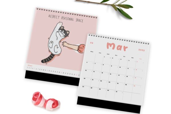 Mẫu lịch để bàn cute đẹp, giá rẻ tại Hà Nội