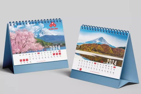 Mẫu lịch để bàn phong cảnh đẹp, chất lượng cao tại Hà Nội