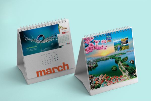 Mẫu lịch để bàn phong cảnh đẹp, chất lượng cao tại Hà Nội