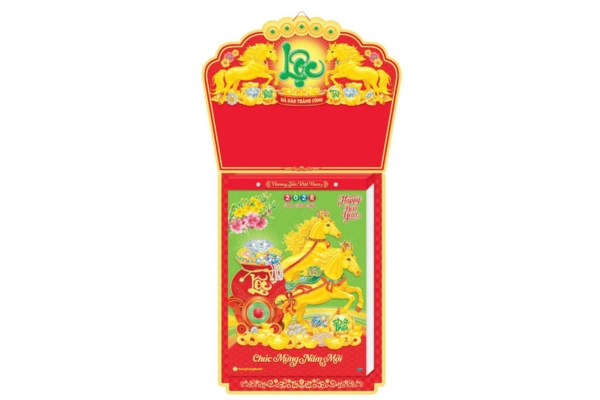 Mẫu lịch Tết 2026 blog đẹp mắt