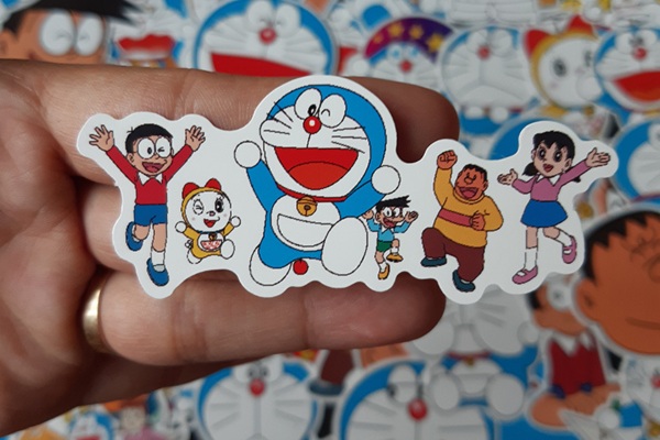 Mẫu sticker Doraemon luôn được ưa chuộng