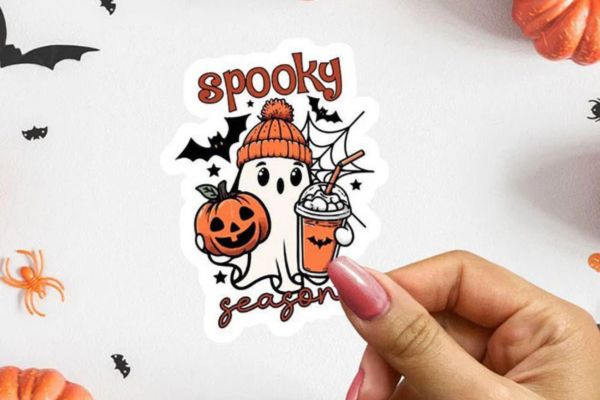 Mẫu halloween sticker đẹp, giá rẻ, thiết kế theo yêu cầu