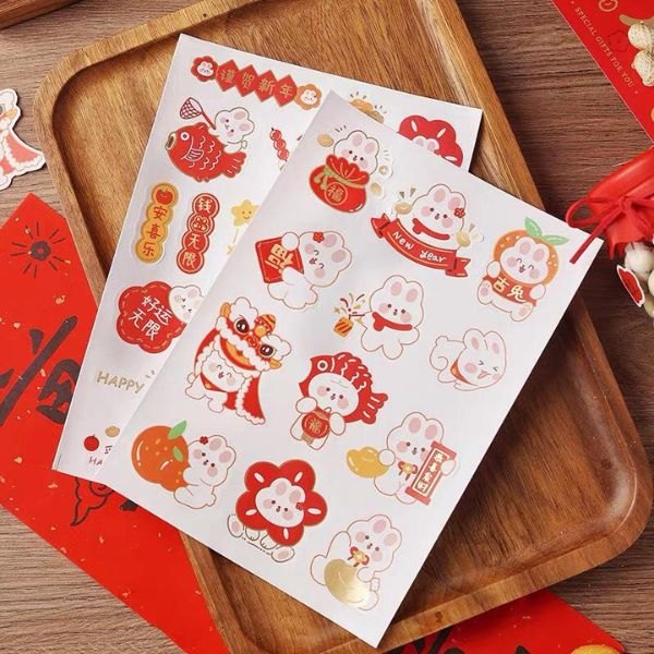 In Hoa Long nhận thiết kế và in ấn mẫu Sticker Tết cao cấp