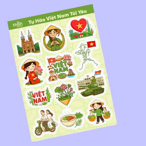 IN Hoa LOng nhận thiết kế và in ấn Mẫu Sticker Tết lấy ngay