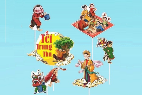 Mẫu sticker trung thu truyền thống