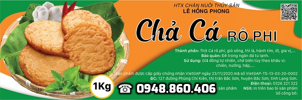 In Hoa Long nhận thiết kế và in ấn mẫu tem chả cá đẹp
