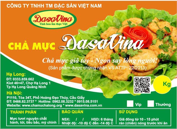 In Hoa Long nhận thiết kế và in ấn mẫu tem chả cá lấy ngay