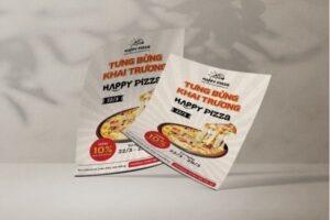 Mẫu tờ rơi pizza đẹp, giá rẻ tại Hà Nội