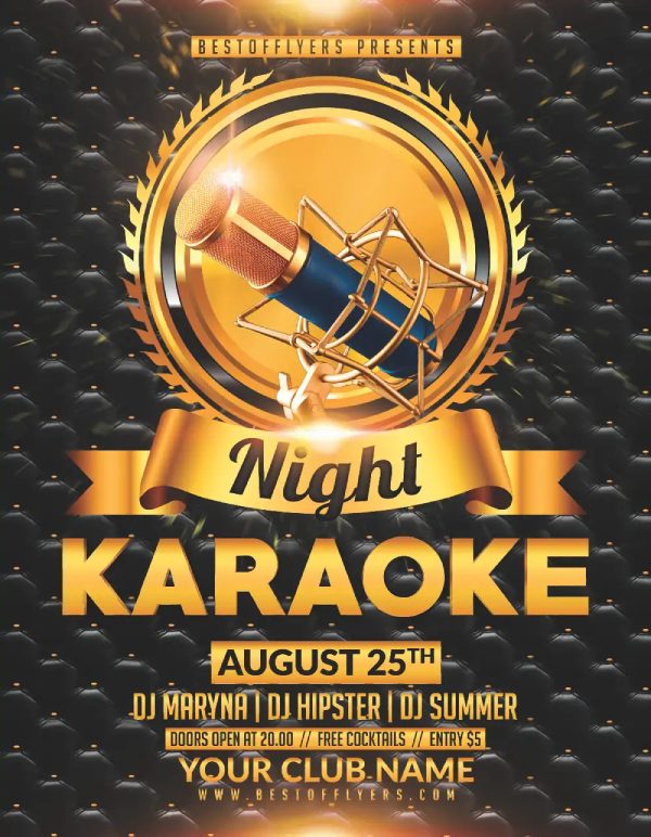 In Hoa Long nhận thiết kế và in ấn mẫu tờ rơi karaoke đẹp