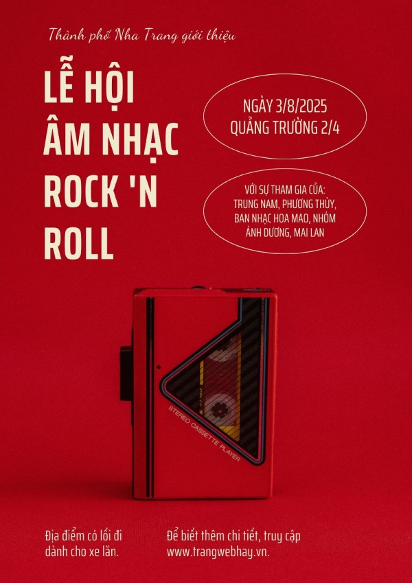 In Hoa LOng nhận thiết kế và in ấn Mẫu tờ rơi lễ hội âm nhạc