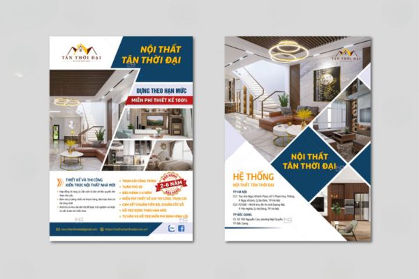 Mẫu tờ rơi nội thất đẹp, giá rẻ tại Hà Nội