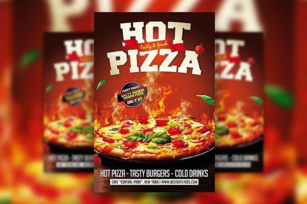 Mẫu tờ rơi pizza đẹp, giá rẻ tại Hà Nội