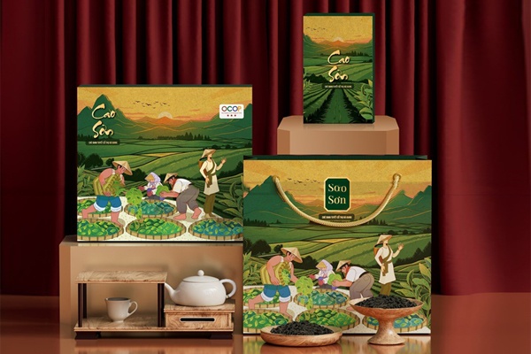 Mẫu in túi giấy đựng đặc sản thu hút