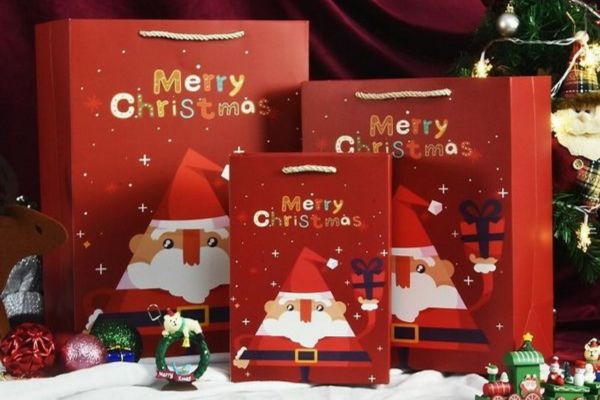 Mẫu túi giấy noel đẹp, giá rẻ tại Hà Nội