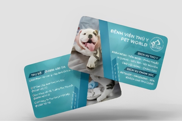 Thư viện mẫu card visit thú y đẹp mắt, ấn tượng, độc đáo