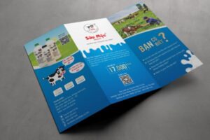 Mẫu tờ rơi sữa giá rẻ, thiết kế chất lượng cao tại Hà Nội