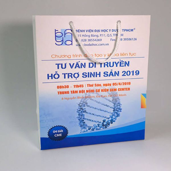 In túi giấy bệnh viện giá rẻ, thiết kế theo yêu cầu tại Hà Nội