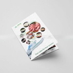 Mẫu brochure thủy hải sản giá rẻ, chất lượng cao