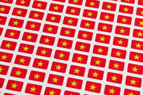 Mẫu sticker cờ Việt Nam giá rẻ, chất lượng cao tại Hà Nội