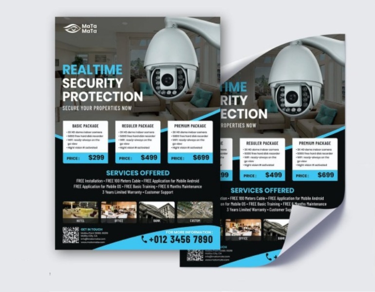 Chất lượng in ấn quyết định tới thành công của mẫu brochure camera