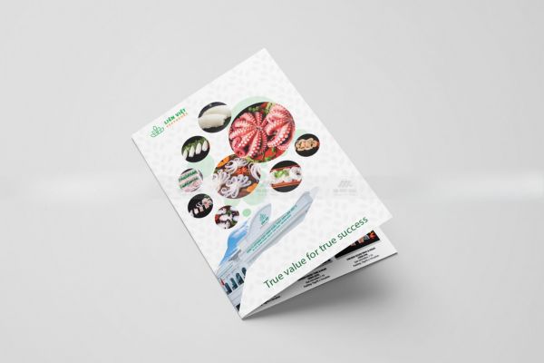 Mẫu brochure thủy hải sản giá rẻ, chất lượng cao