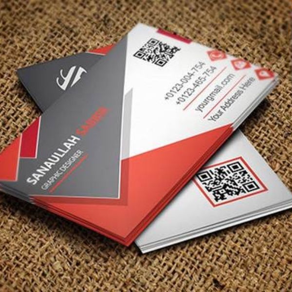 In card visit có mã QR giá rẻ, thiết kế theo yêu cầu