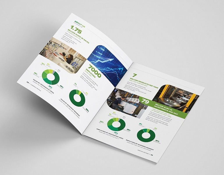 In catalogue công ty hóa chất chất liệu giấy bền màu
