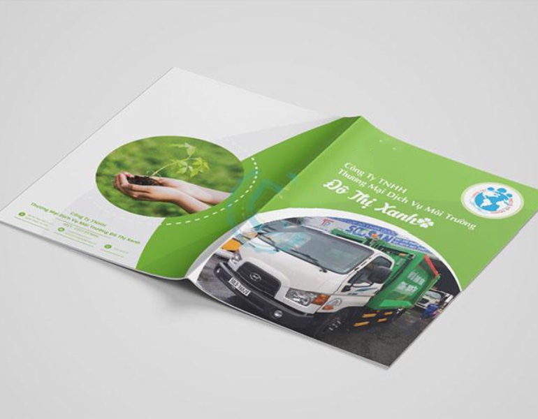 In kẹp file công ty môi trường đẹp mắt