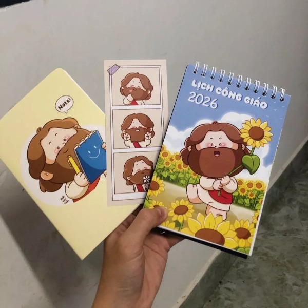 Un Hoa Long nhận In lịch để bàn công giáo giá rẻ