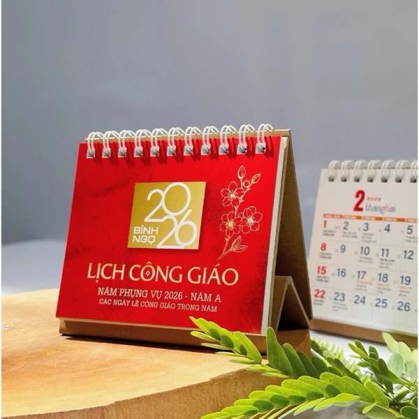 In Hoa Long định nhận in lịch để bàn công giáo theo yêu cầu