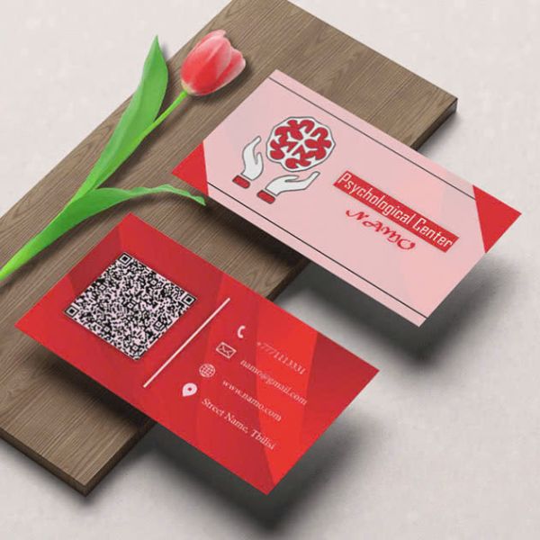 In card visit có mã QR giá rẻ, thiết kế theo yêu cầu