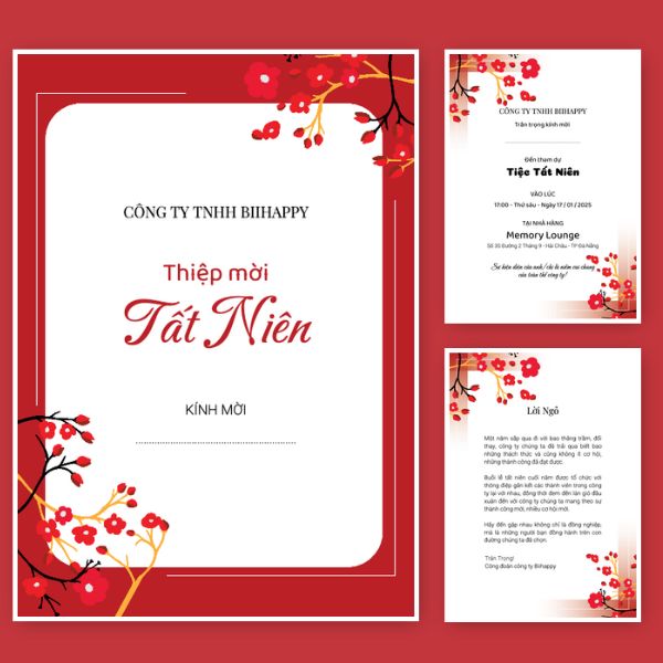 In thiệp mời tất niên giá rẻ, chất lượng cao tại Hà Nội