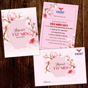 In thiệp mời tất niên giá rẻ, chất lượng cao tại Hà Nội