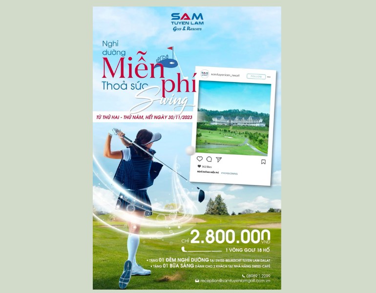Chất liệu giấy in tờ rơi golf chất lượng cao