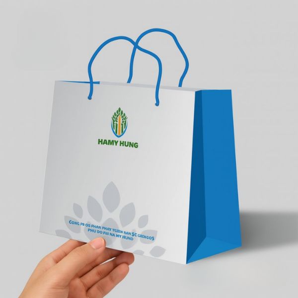 Túi giấy cty bất động sản giá rẻ, chất lượng cao tại Hoa Long