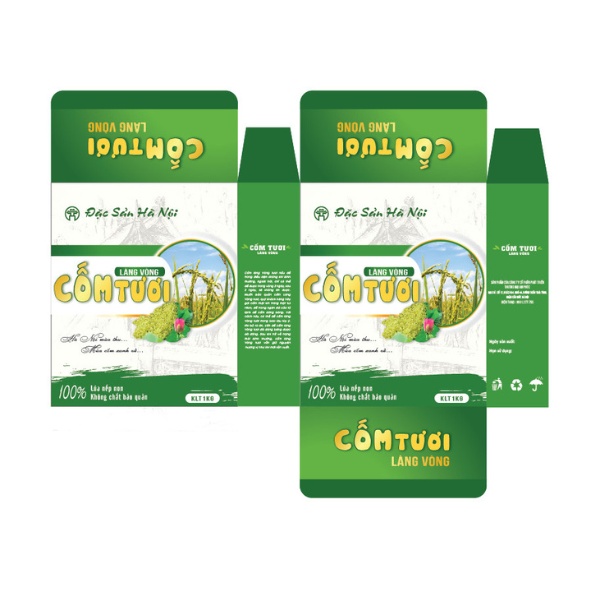 In vỏ hộp bánh cốm tươi đẹp mắt uy tín In vỏ hộp bánh cốm tươi đẹp mắt